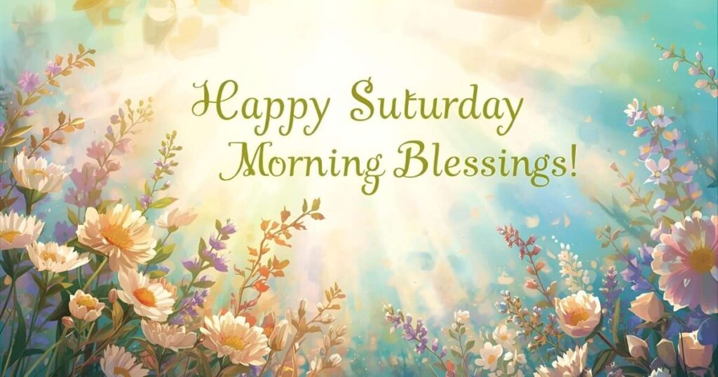 Happy Saturday Morning Blessings