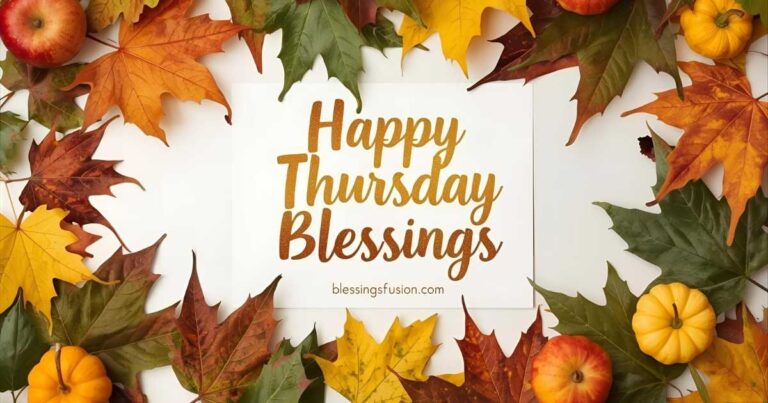 Happy Thursday Blessings