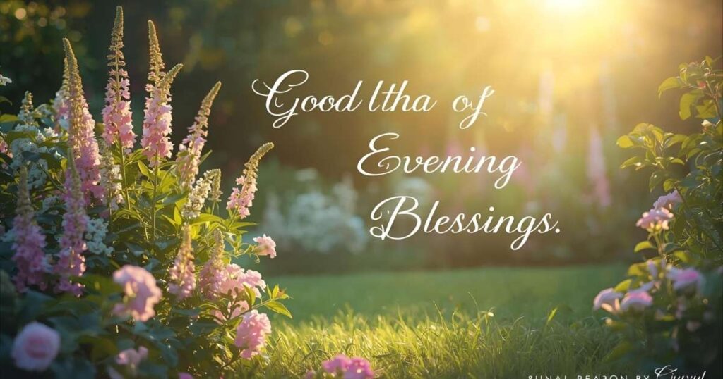 Inspirational Good Evening Blessings Quotes