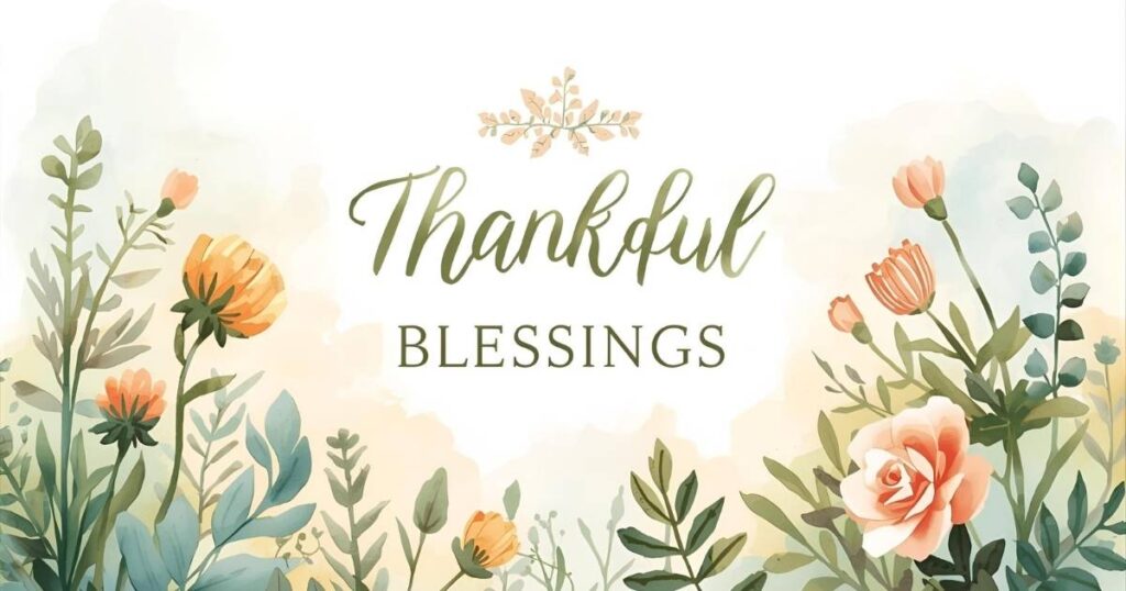 Thankful Thursday Blessings