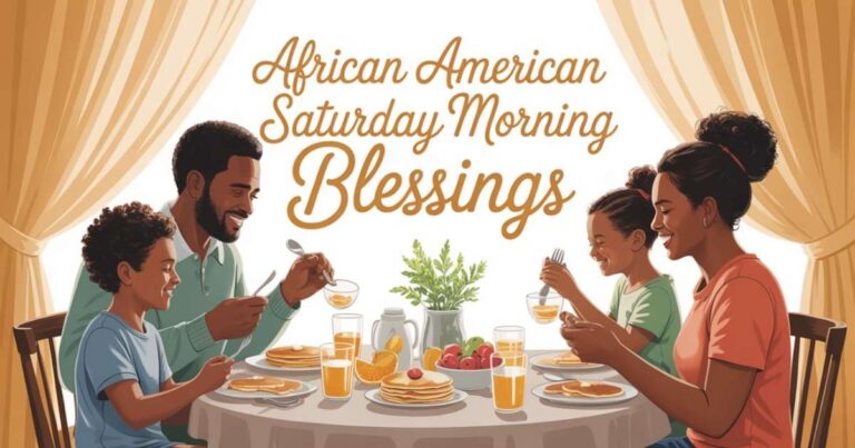 African american saturday morning blessings