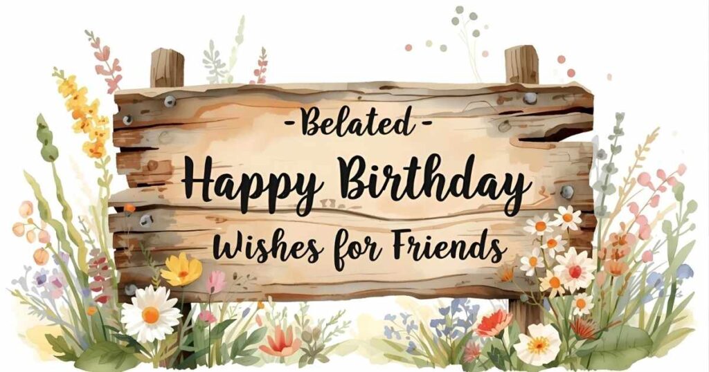 Belated Happy Birthday Wishes For Friends