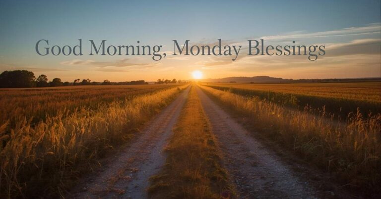 Good Morning Monday Blessings