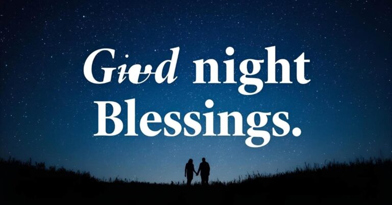 Good Night Blessings