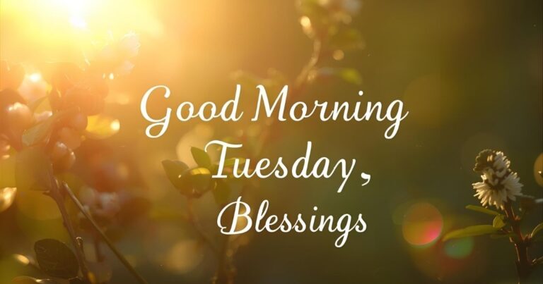 Good morning Tuesday Blessings
