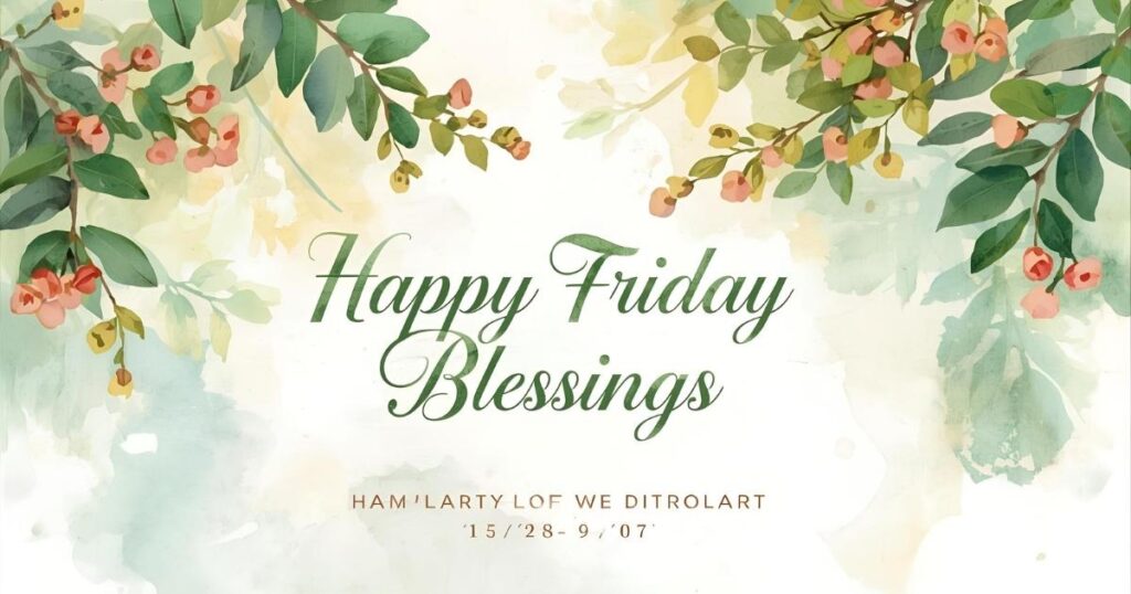 Happy Friday Blessings