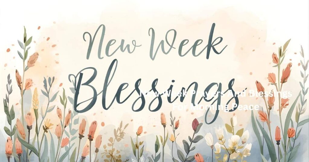 New Week Blessings Images And Visual Words