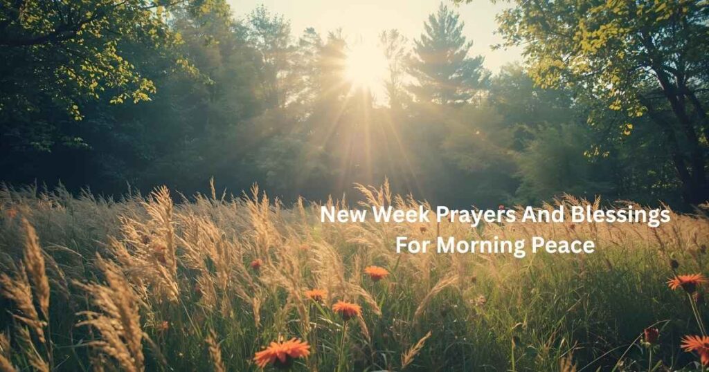 New Week Prayers And Blessings For Morning Peace