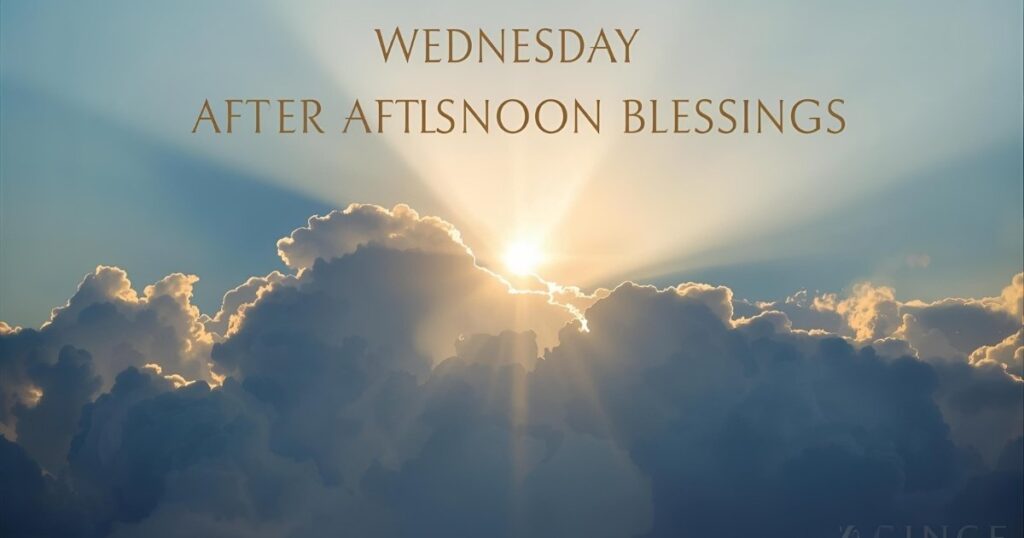 Wednesday Afternoon Blessings