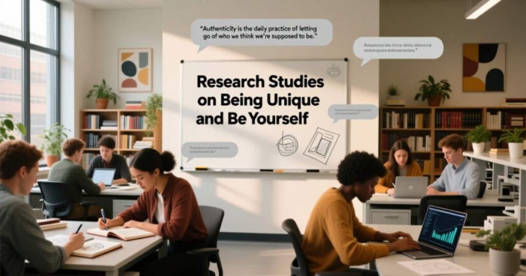 Research Studies on Being Unique and Be Yourself