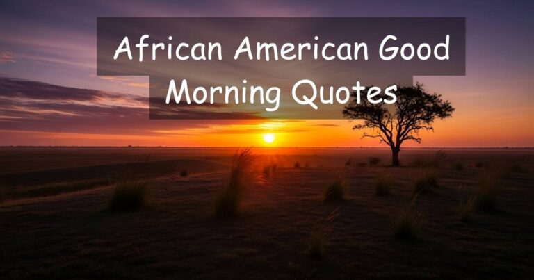 African American Good Morning Quotes