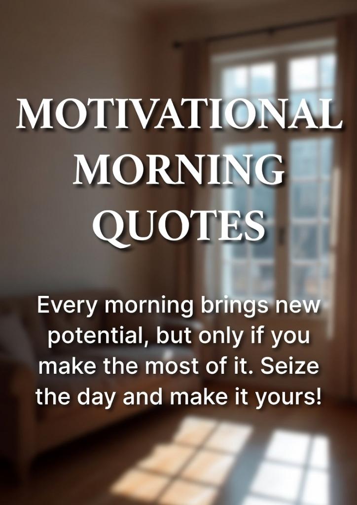 Motivational Morning Quotes