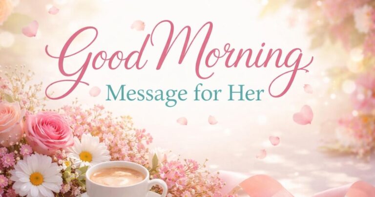 Good Morning Message for Her