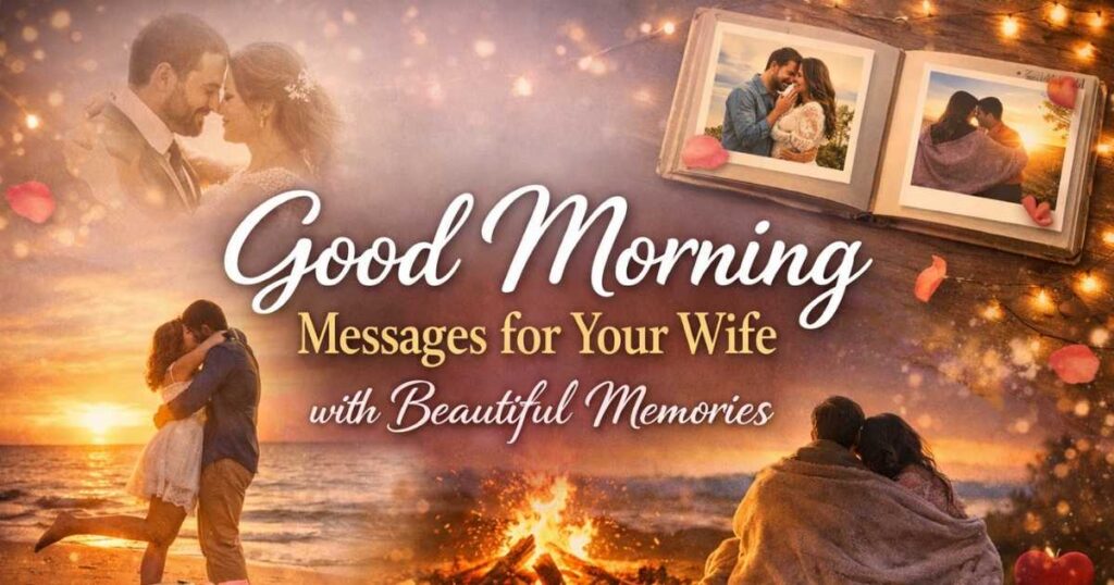 Good Morning Messages for Your Wife with Beautiful Memories