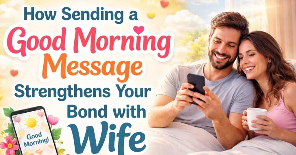 How Sending a Good Morning Message Strengthens Your Bond with Wife